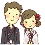 和装結婚式イメージイラスト